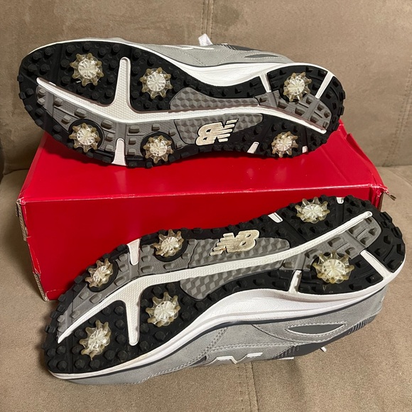 Men’s New Balance Heritage Golf Shoes WIDE - Picture 3 of 8